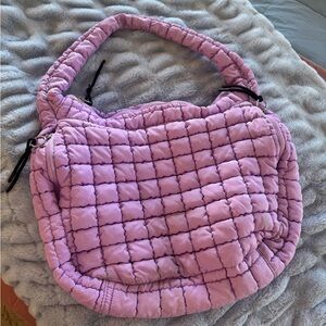 FP Movement by Free People Quilted Pink Shoulder Bag